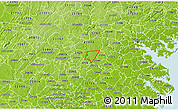 Physical 3D Map of ZIP code 21044