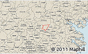 Shaded Relief 3D Map of ZIP code 21044