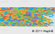 Political Panoramic Map of ZIP code 21044