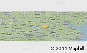 Savanna Style Panoramic Map of ZIP code 21044
