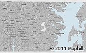 Gray 3D Map of ZIP code 21054