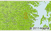 Physical 3D Map of ZIP code 21054