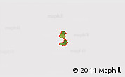 Satellite 3D Map of ZIP code 21054, cropped outside