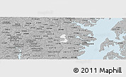 Gray Panoramic Map of ZIP code 21054