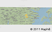 Savanna Style Panoramic Map of ZIP code 21054