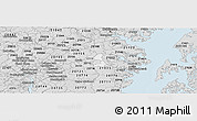 Silver Style Panoramic Map of ZIP code 21054
