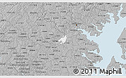 Gray 3D Map of ZIP code 21076