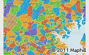Political Map of ZIP code 21207