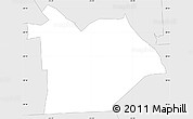 Silver Style Simple Map of ZIP code 21217