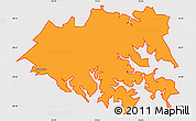 Political Simple Map of ZIP code 21220, cropped outside