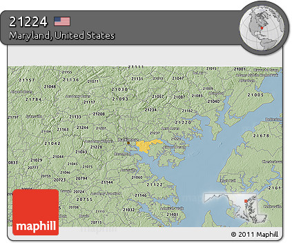 21224 Zip Code Map Free Savanna Style 3D Map Of Zip Code 21224