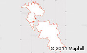 Classic Style Simple Map of ZIP code 21226, cropped outside