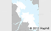Gray Simple Map of ZIP code 21226