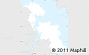Silver Style Simple Map of ZIP code 21226