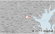 Gray 3D Map of ZIP code 21227