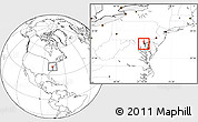 Blank Location Map of ZIP code 21227