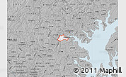 Gray Map of ZIP code 21227