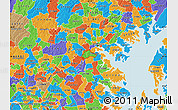 Political Map of ZIP code 21227