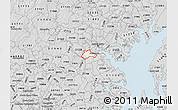 Silver Style Map of ZIP code 21227