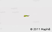 Physical Panoramic Map of ZIP code 21227, cropped outside
