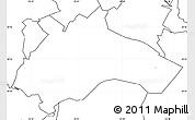Blank Simple Map of ZIP code 21227, no labels