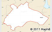 Classic Style Simple Map of ZIP code 21227