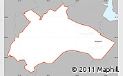Gray Simple Map of ZIP code 21227