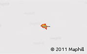 Political 3D Map of ZIP code 21403, cropped outside