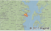Savanna Style 3D Map of ZIP code 21403