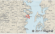 Shaded Relief 3D Map of ZIP code 21403