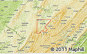 Physical 3D Map of ZIP code 21531