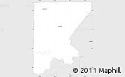 Silver Style Simple Map of ZIP code 21531