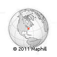 Outline Map of ZIP Codes Starting with 216