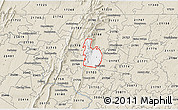 Classic Style 3D Map of ZIP code 21702
