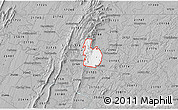Gray 3D Map of ZIP code 21702