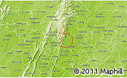 Physical 3D Map of ZIP code 21702