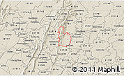 Shaded Relief 3D Map of ZIP code 21702
