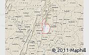 Classic Style Map of ZIP code 21702