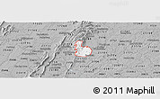 Gray Panoramic Map of ZIP code 21702