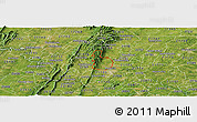 Satellite Panoramic Map of ZIP code 21702