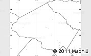 Blank Simple Map of Montgomery County, no labels