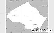 Gray Simple Map of Montgomery County