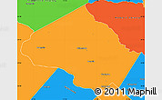Political Simple Map of Montgomery County