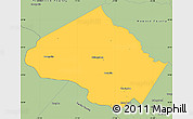 Savanna Style Simple Map of Montgomery County