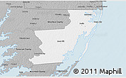 Gray 3D Map of Worcester County