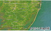 Satellite 3D Map of Worcester County