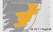 Political Map of Worcester County, desaturated