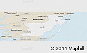 Classic Style Panoramic Map of Worcester County