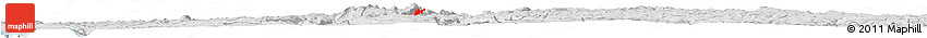 Silver Style Horizon Map of ZIP Code 01257