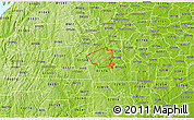 Physical 3D Map of ZIP code 01590